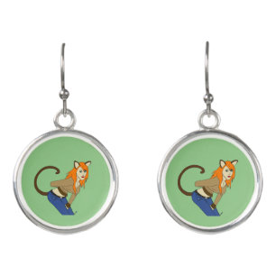 catgirl earrings