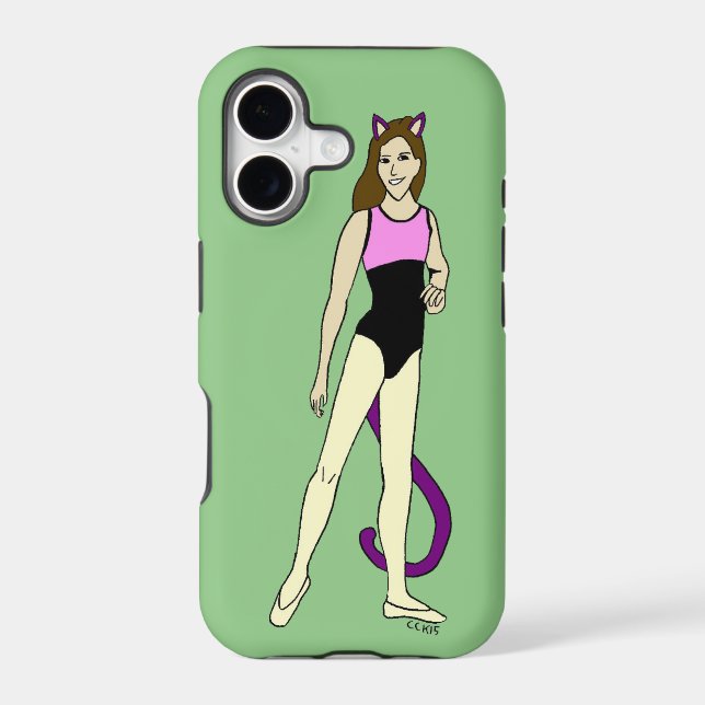 catgirl   iphone case (Back)