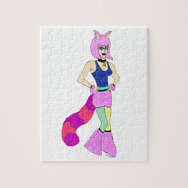 catgirl  jigsaw puzzle (Vertical)