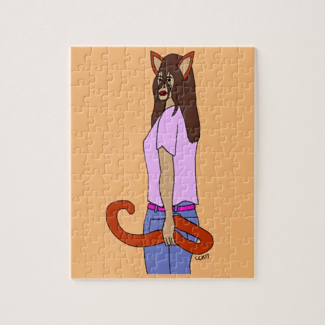 catgirl   jigsaw puzzle (Vertical)