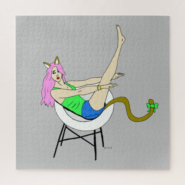 catgirl  jigsaw puzzle (Vertical)