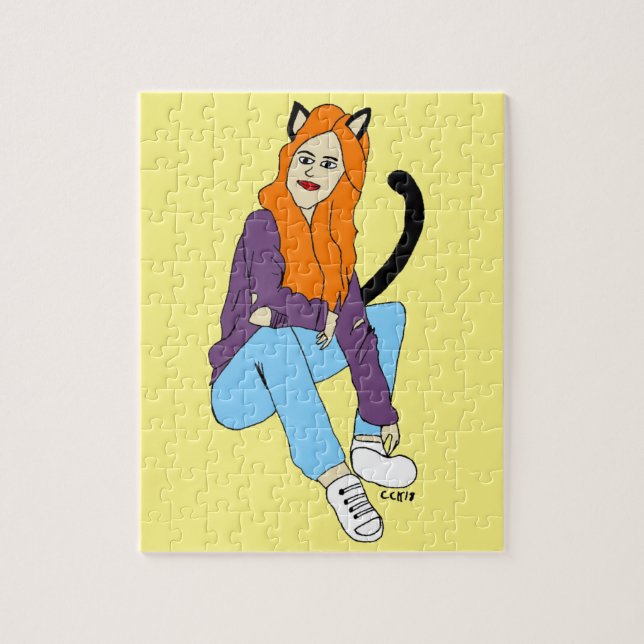 catgirl  jigsaw puzzle (Vertical)