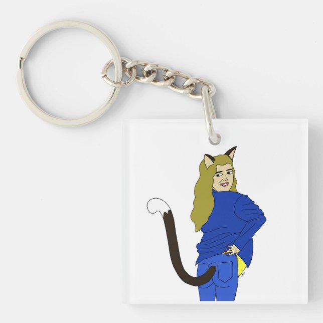 catgirl    keychain (Front)