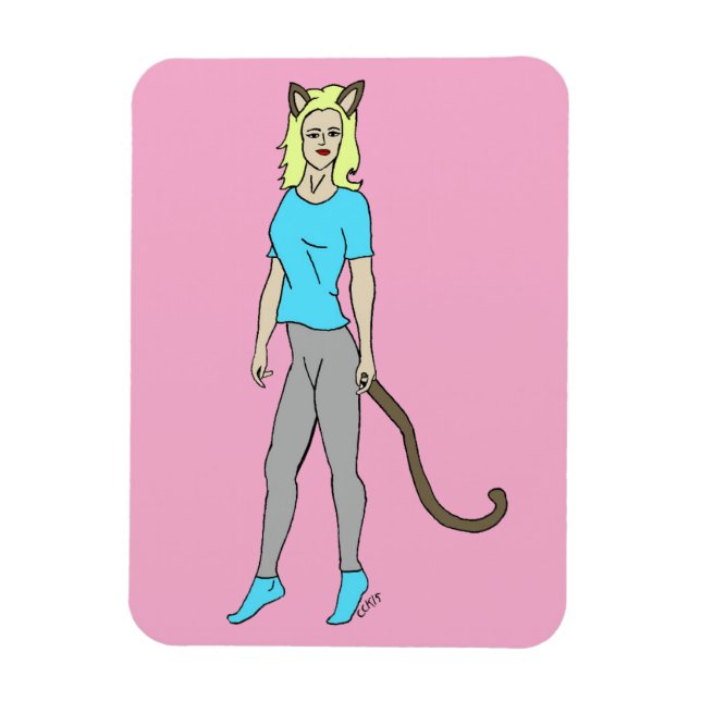 catgirl magnet (Vertical)
