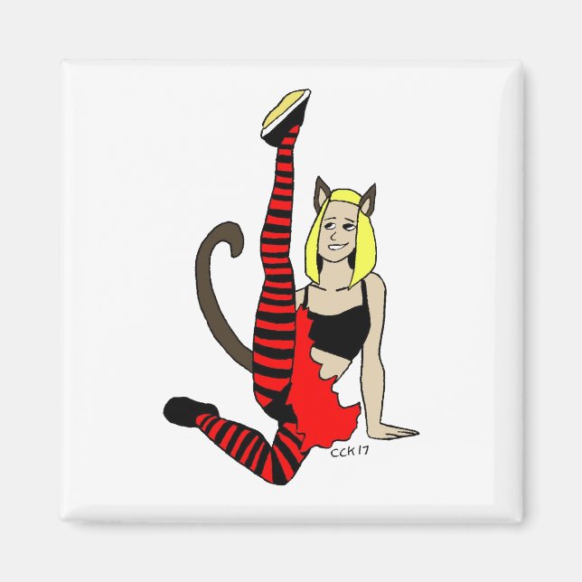 catgirl magnet (Front)