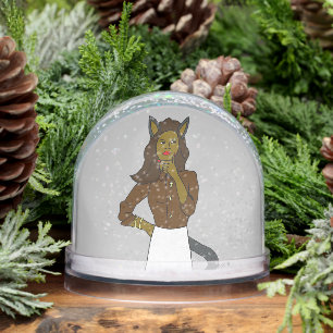 catgirl   snow globe