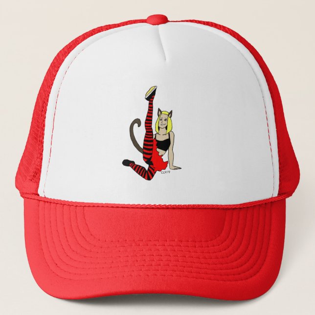catgirl  trucker hat (Front)