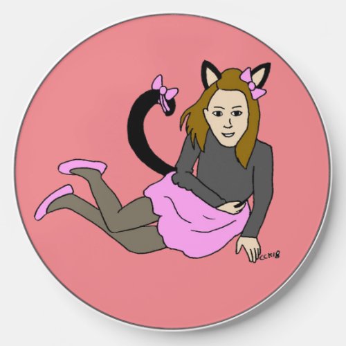 catgirl  wireless charger 
