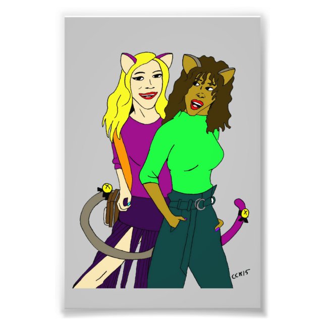 catgirls photo print (Front)