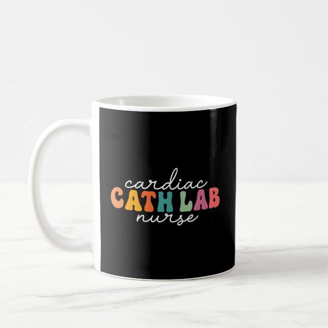Cath Lab Cardiac Nurse Pediatric Nurse Cardiologis Coffee Mug (Left)