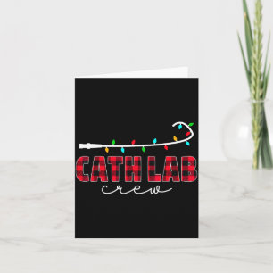 Cath Lab Crew Cardiology Nurse Rad Tech Christmas Card