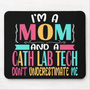 Cath Lab Tech Cardiac Mom Gift Mouse Pad