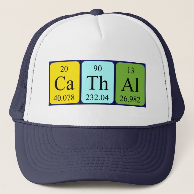 Cathal periodic table name hat (Front)