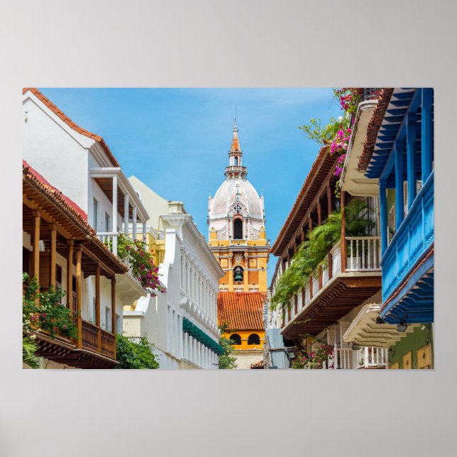 Cathedral and Balconies Poster (Front)