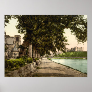 Cathedral and Castle, Inverness, Scotland Poster