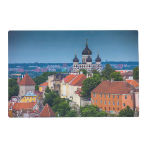 Cathedral and Cityscape   Estonia Placemat