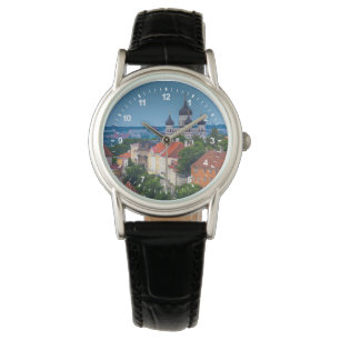 Cathedral and Cityscape Estonia Watch