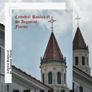 Cathedral Basilica of St. Augustine Florida Postcard