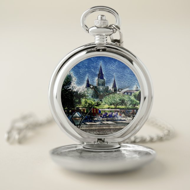 Cathedral Carre I Pocket Watch (Inside)