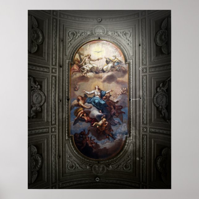 Cathedral Ceiling, Rome Poster (Front)