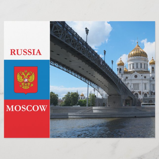 Cathedral Christ the Savior in Moscow Flyer (Front)