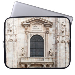 Cathedral church of Milan. Beautiful Italian templ Laptop Sleeve