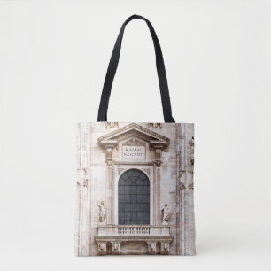 Cathedral church of Milan. Beautiful Italian templ Tote Bag