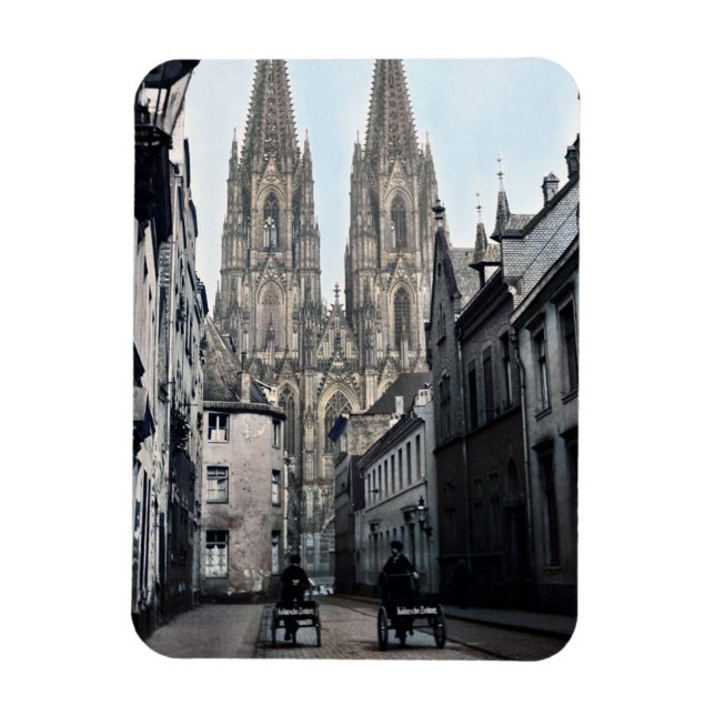 Cathedral Church of St Peter Cologne Germany 1910 Magnet (Vertical)