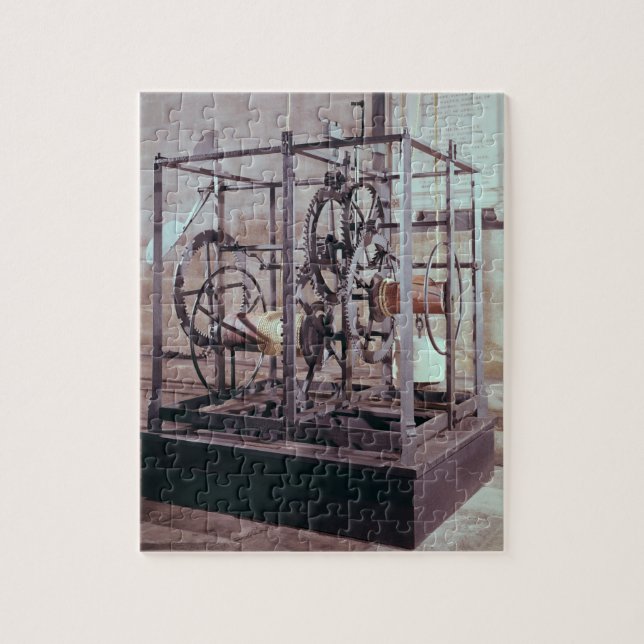 Cathedral clock made for the tower in Salisbury Ca Jigsaw Puzzle (Vertical)