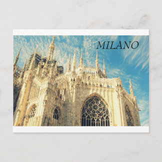 Cathedral Duomo  in Milano, Italy Postcard