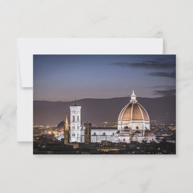 Cathedral - Florance Italy Thank You Card (Front)