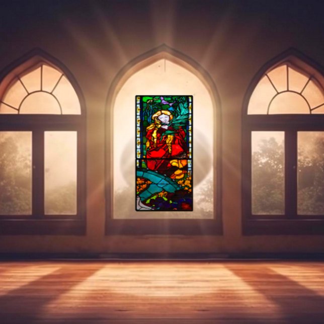 Cathedral Fribourg St Catherine Stained Glass 1300 Window Cling (Creator Uploaded)