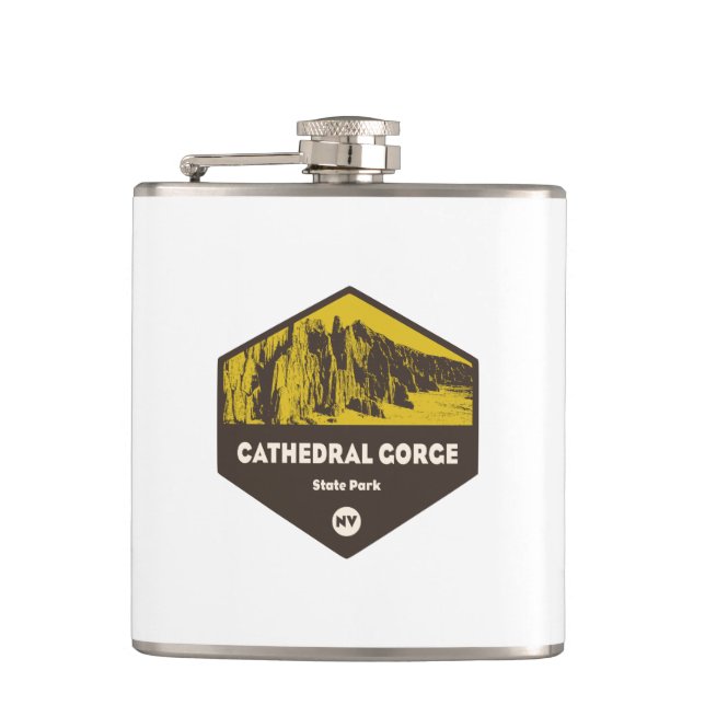 Cathedral Gorge State Park Flask (Front)