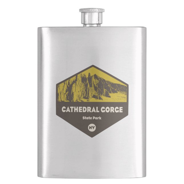 Cathedral Gorge State Park Flask (Front)