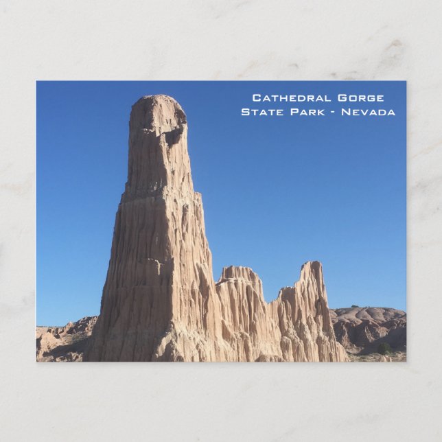 Cathedral Gorge State Park - Nevada Postcard (Front)