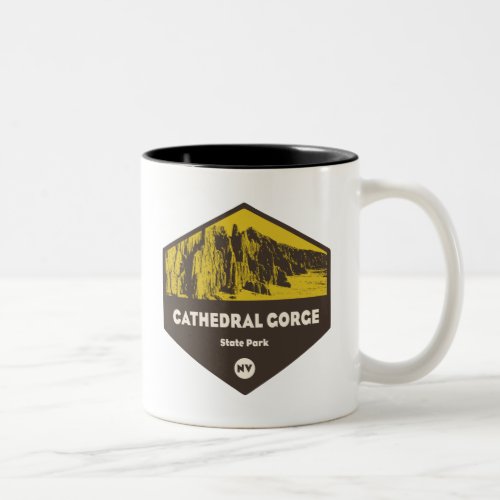Cathedral Gorge State Park Two_Tone Coffee Mug