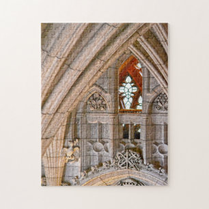 Cathedral Gothic Church Ottawa. Jigsaw Puzzle