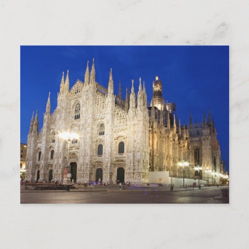 Cathedral  in Milan Postcard