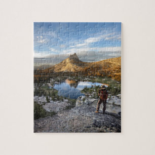Cathedral Lake / Peak - Yosemite - John Muir Trail Jigsaw Puzzle