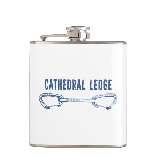Cathedral Ledge Climbing Quickdraw Flask (Front)