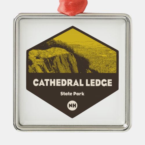 Cathedral Ledge State Park New Hampshire Metal Ornament