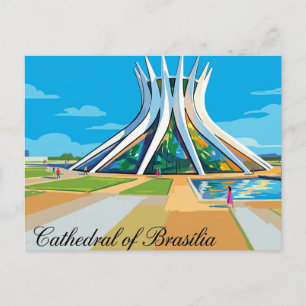 Cathedral of Brasília Brazil Postcard
