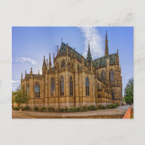 Cathedral of Immaculate Conception Linz Austria Postcard