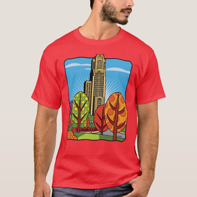 Cathedral of Learning Pittsburgh T-Shirt (Front)