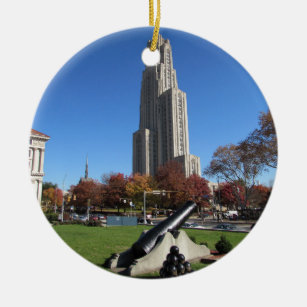 Cathedral of Learning University of Pittsburgh Ceramic Ornament