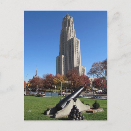Cathedral of Learning University of Pittsburgh Postcard