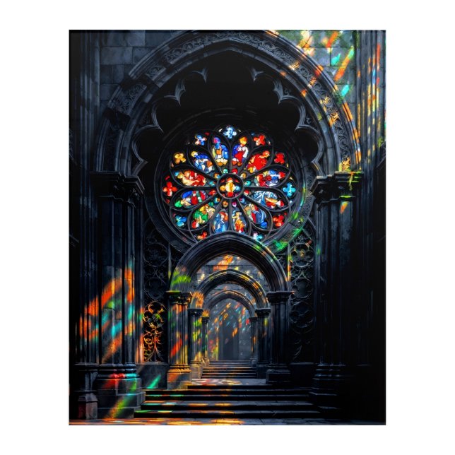 Cathedral of Light Acrylic Print (Front)