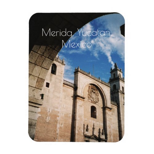 Cathedral of Merida Yucatan Mexico Magnet