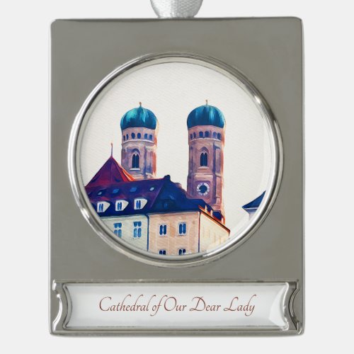 Cathedral of Our Dear Lady Watercolor Ornament