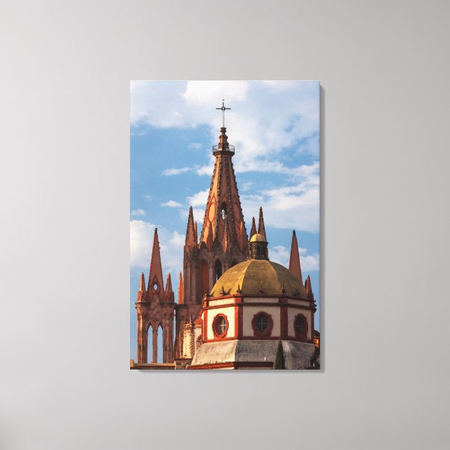 Cathedral Of San Miguel Archangel Canvas Print (Front)